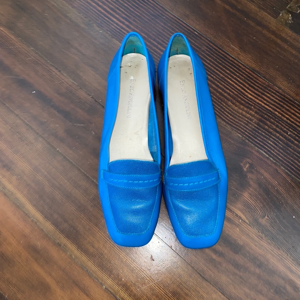 Enzo Angiolini 6.5 women’s blue flats